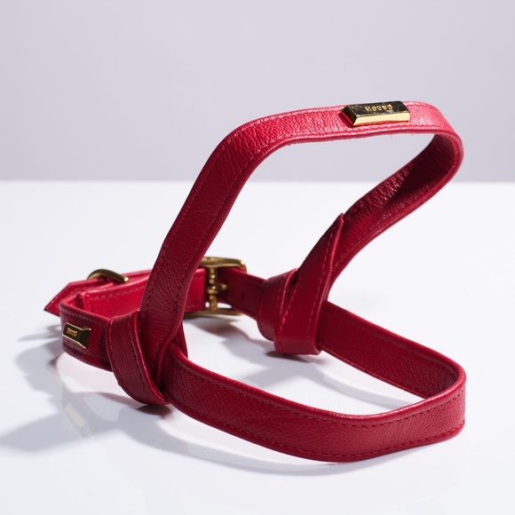Dog Harness Hound Collection Belted Leather Harness Genuine Leather - Picture 1 of 3